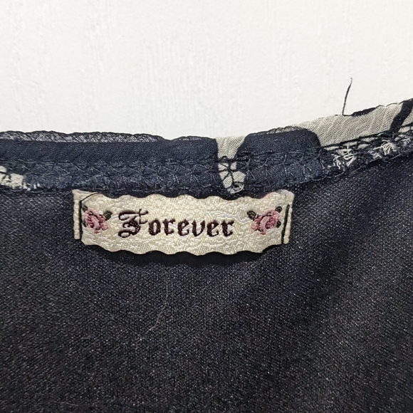 Y2K Empire Waist Printed Dress - Picture 7 of 9